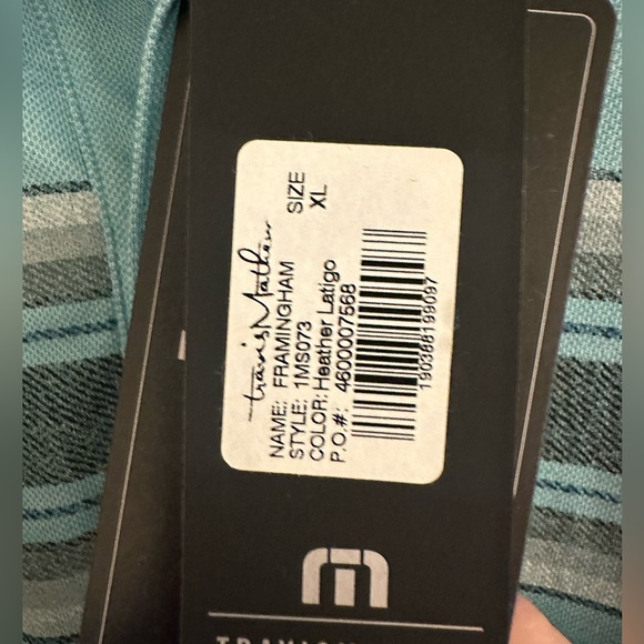 Travis Mathew Framingham Polo in Teal - Picture 4 of 4
